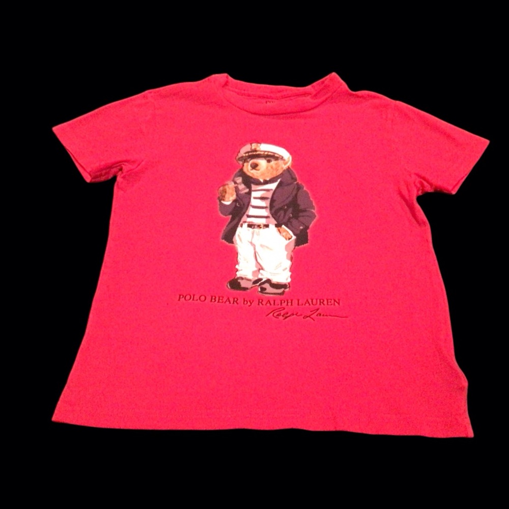 Polo by Ralph Lauren boys red shirt, size 6